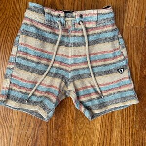 Vissla Striped Beach Terry Kids Shorts